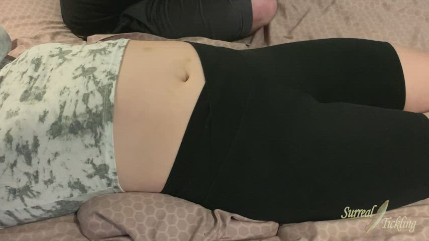 Just a small clip of the Squirmer getting her belly button played with with one of