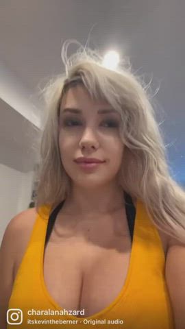 big tits blonde pretty clip