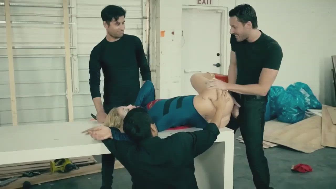 supergirl forced to make love with villain