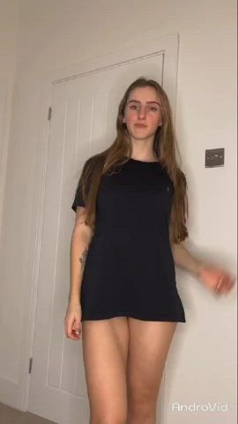 ass blonde see through clothing sheer clothes tight tiktok tits clip