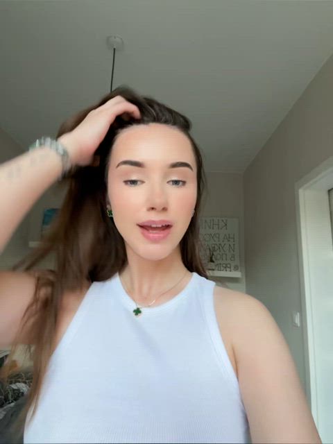 18 years old amateur anal cute doggystyle gamer girl masturbating solo teen tiktok