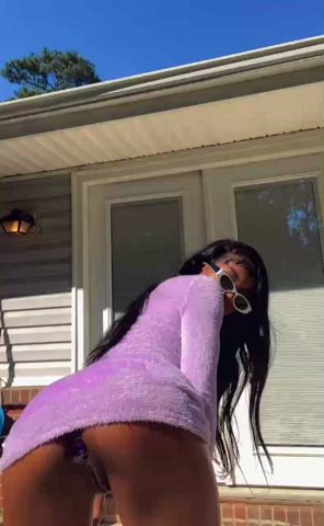 Butt Plug Ebony Pussy clip