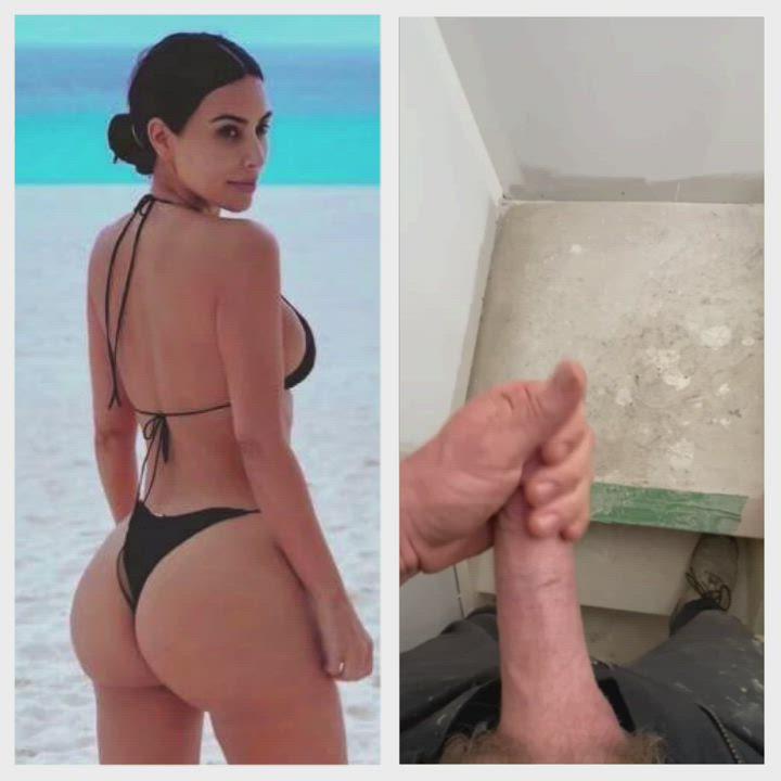 babecock big ass big dick cum edging jerk off kim kardashian clip