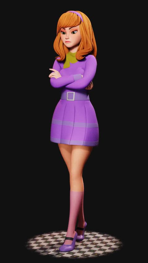 Daphne Walking - 3D Animation