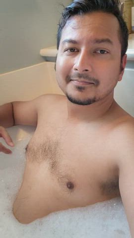 asian bathtub gay hairy indian masturbating nipple play nipples smile clip