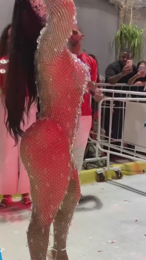 big ass big tits brazilian celebrity dancing jiggling see through clothing thick
