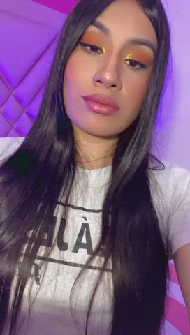 camgirl eye contact latina model seduction sensual teen teens webcam clip