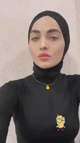 clothed hijab innocent clip