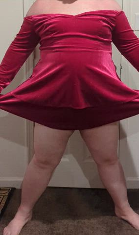 Short dress, no panties, small clit, virgin, what not to love?