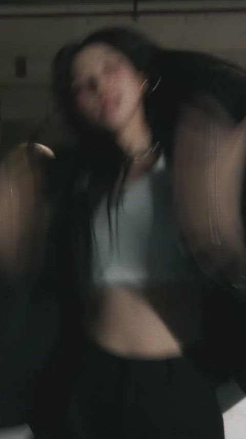 abs asian big tits bouncing tits dancing korean long hair natural tits kpop clip