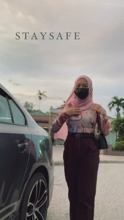 Boobs Cute Hijab Pussy clip