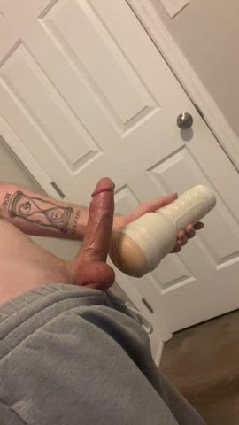 big dick fleshlight jerk off clip