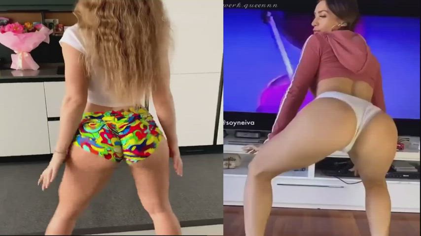 big ass pmv split screen porn twerking clip