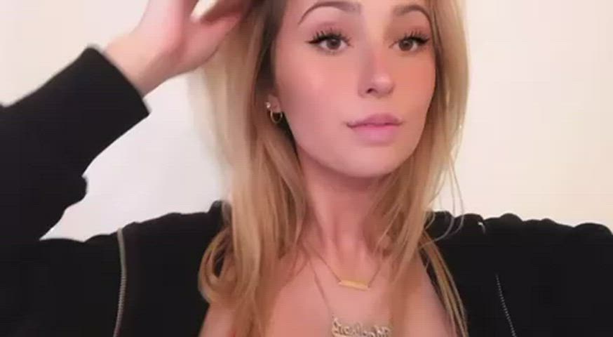 big tits blonde tiktok clip