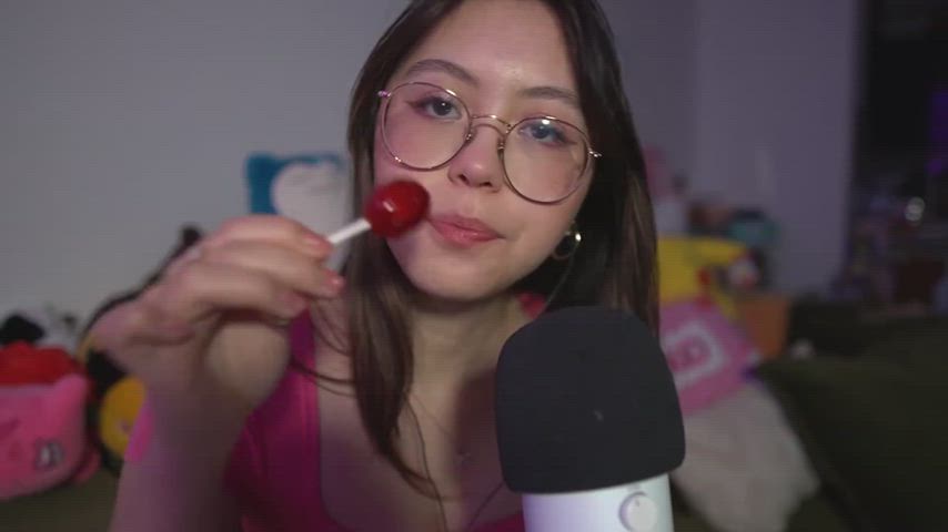 asmr asian candy sexy sucking clip