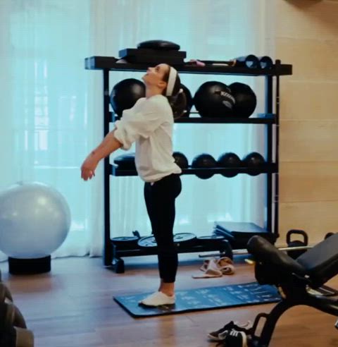 ass emma watson yoga pants fitness-girls clip