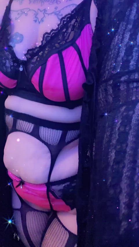 bbw babe cute goth pale pawg clip