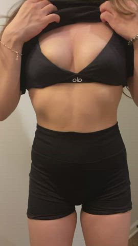 post workout titty drop