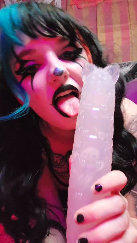 Using my favorite cursed af furby dildo, Oddbody from Something Squishy Toys 🖤