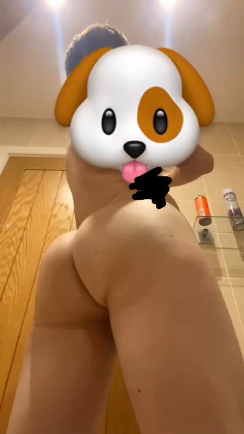 anal ass cum curvy femboy sissy thick-booty clip