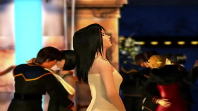 Final Fantasy VIII - Squall and Rinoa Ballroom Dance Scene HD