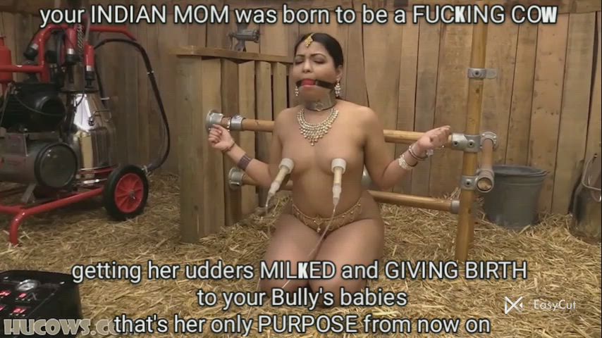 ball gagged bondage caption humiliation indian milf milking pregnant clip