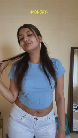 Cute Desi Innocent Shorts clip