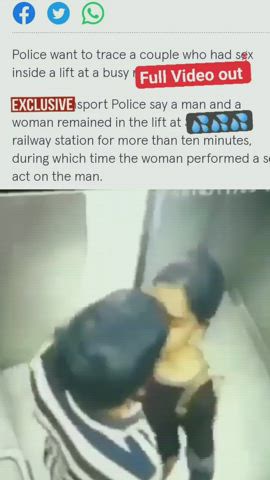 Extremely H0rny Couple in Lift🥵 Don't Miss😍🔥[Link in Comments 📩]