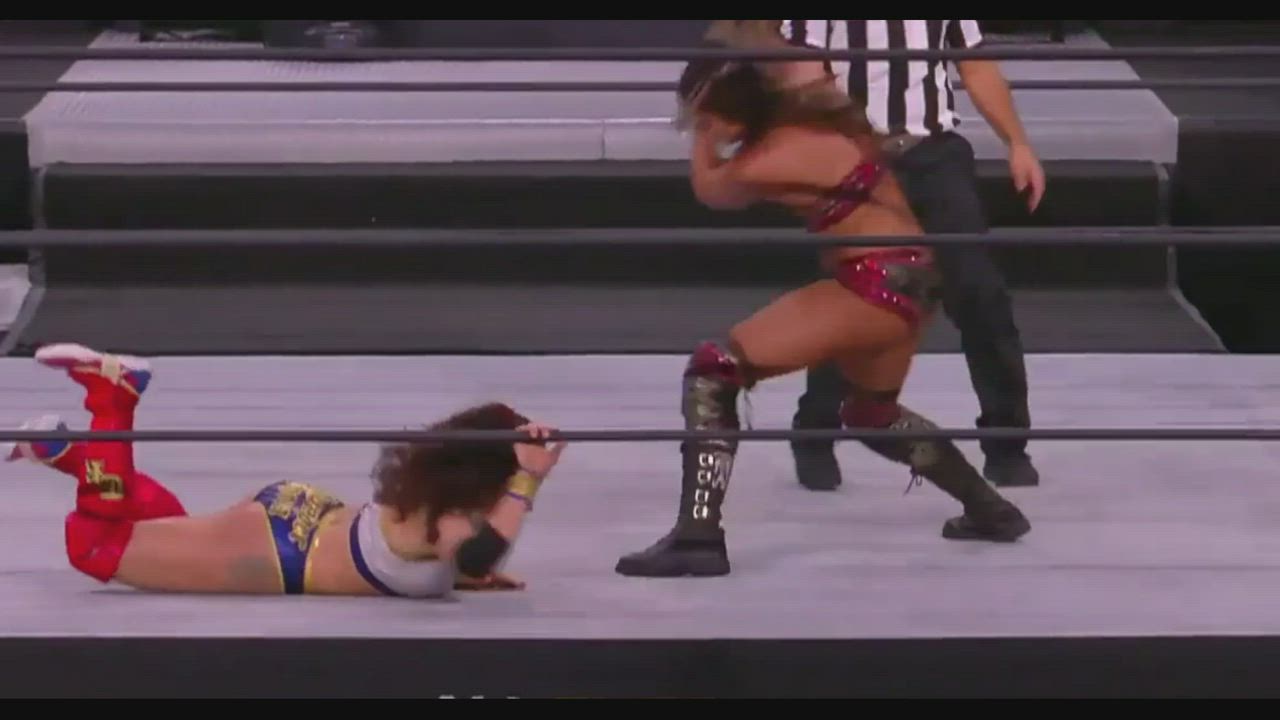 Thunder Rosa spanked at AEW