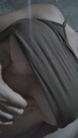 Big Tits Boobs Busty Natural Tits Nipples NoFaceGirl Selfie Tits clip