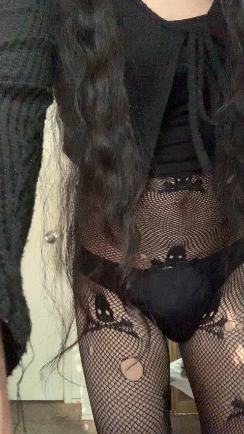 bussy crossdressing daddy femboy fishnet latina makeup petite sissy slut transgender