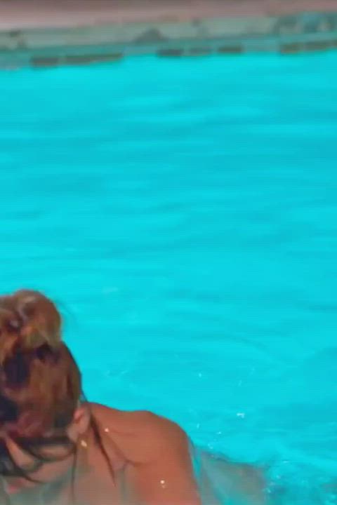 ana de armas celebrity pool clip