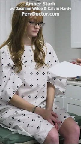 Boobs Doctor Glasses Redhead Small Tits Squeezing Tits clip