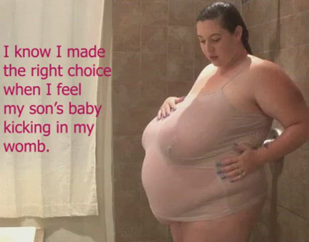 bbw breeding caption family milf mom pregnant taboo clip