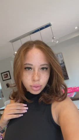 Ebony Freckles Redhead clip