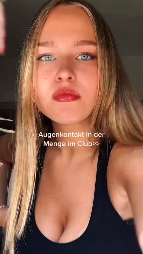 amateur armpit armpits big tits blonde blue eyes teen tiktok tits bigtits busty-petite