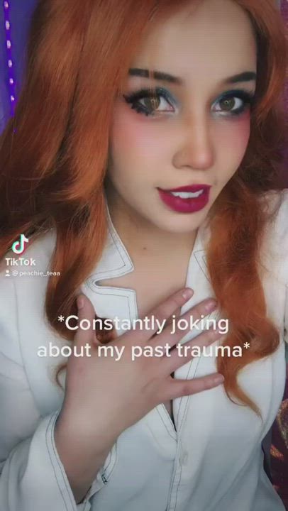 Cute Funny Porn Lips Lipstick TikTok clip