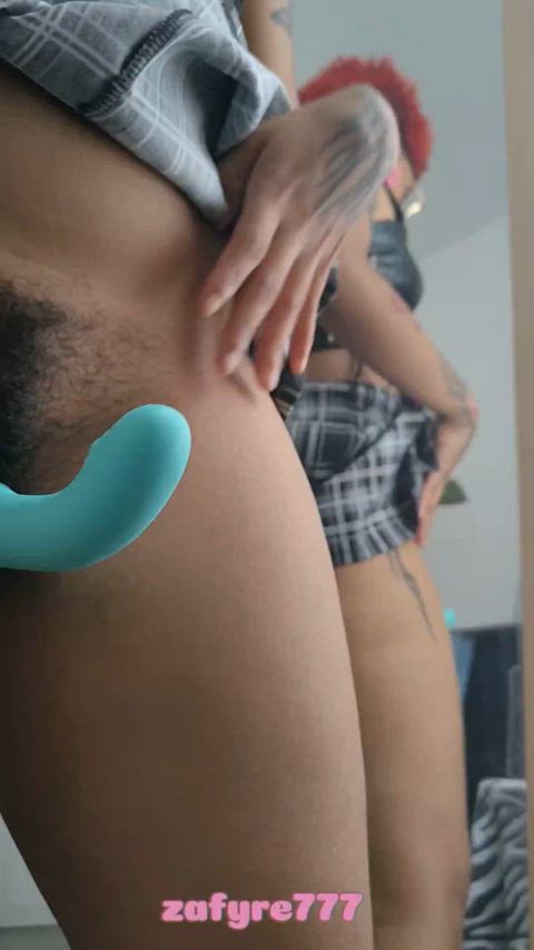 Xaddy's hairy cyan cock is waiting for your tightest hole!