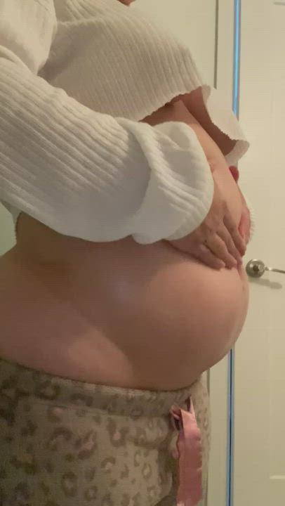 My belly is usually so soft &amp; jiggly...