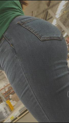 Ass Big Ass Hidden Cam Jeans Jiggling Teen clip