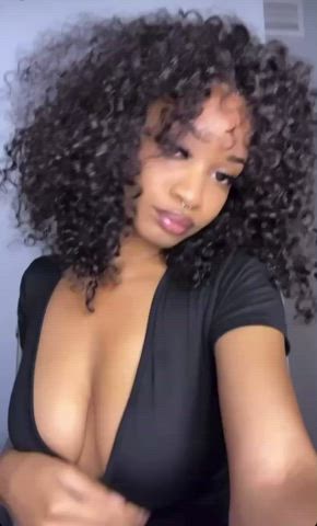 babe boobs cute doll ebony tits clip