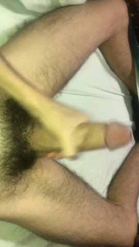 My massive cock oozes thick cum 😏💦