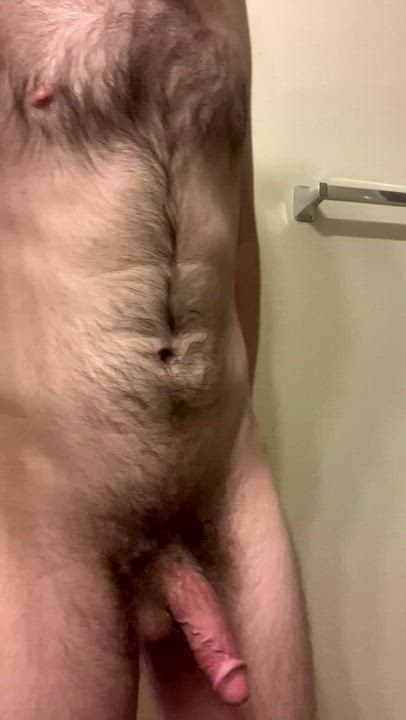 gay hairy male masturbation clip