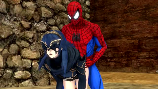 Lucina and Spider-Man make love