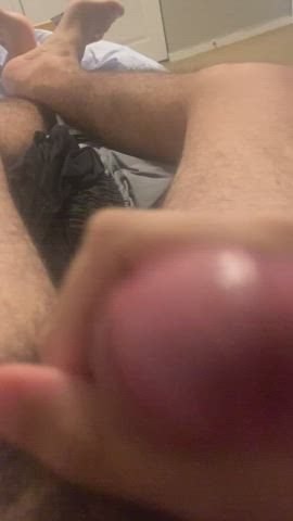 hairy cock male masturbation moaning clip