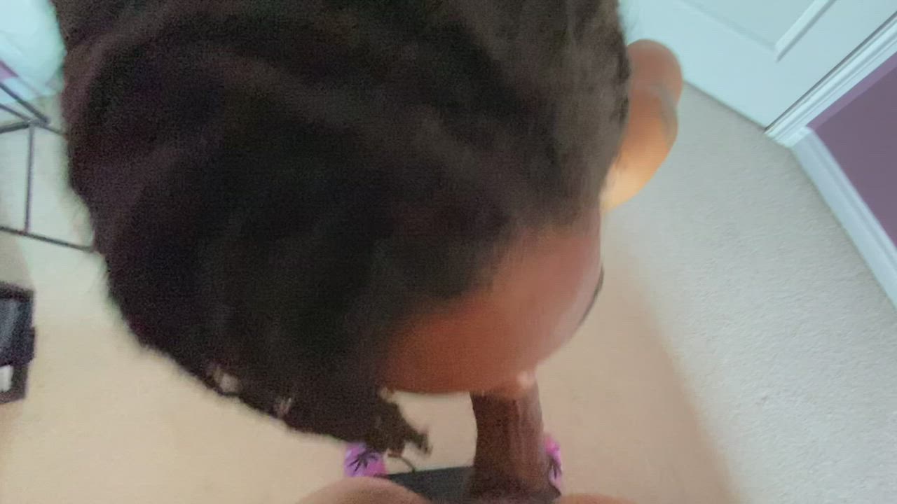 Blowjob Ebony MILF clip