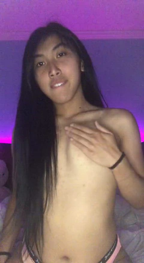 amateur asian natural teen tits tiny slut clip