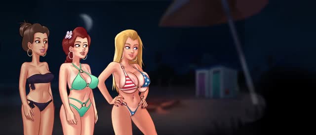 beach becca game missy roxxy sex summertime saga threesome clip