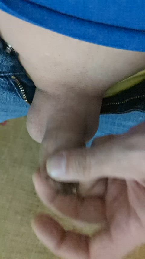 Shaved tiniest dick play