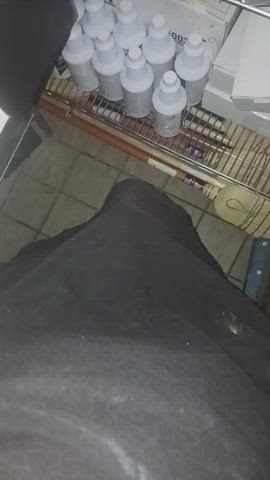 cumshot public work clip